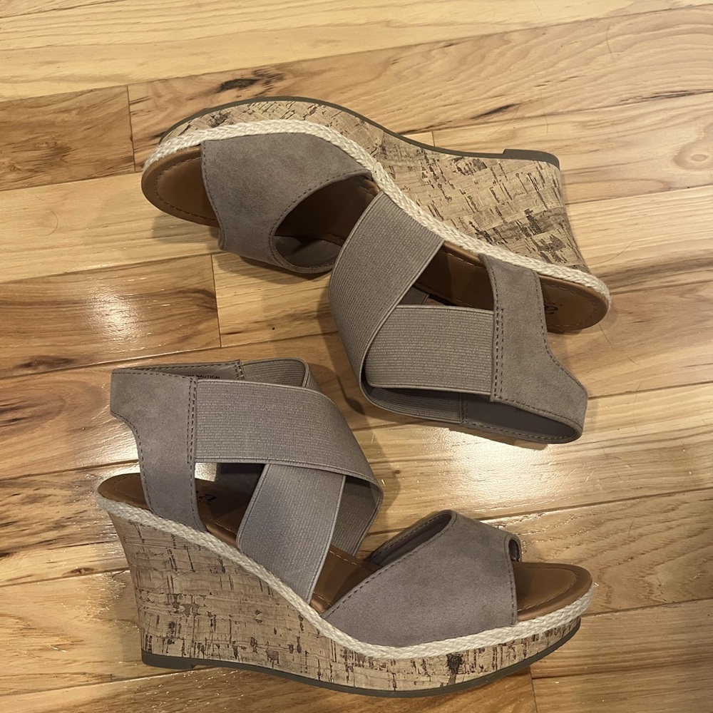 Cork Wedge Sandals